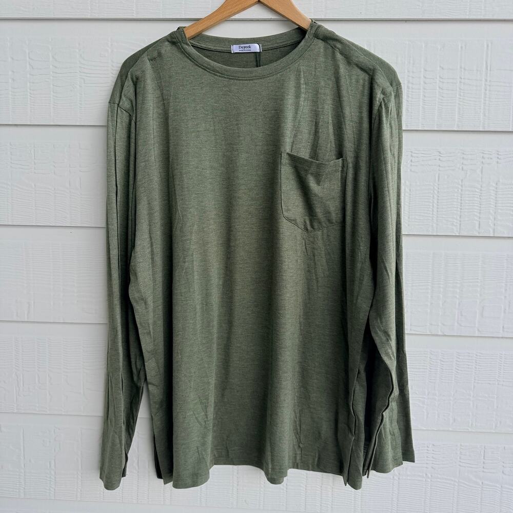 Deyeek Adaptive Medical Access Green Snap Shirt NWT Large